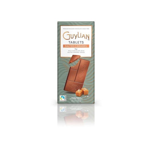 GUYLIAN SALTED CARAMEL MILK CHOCOLATE TABLETS