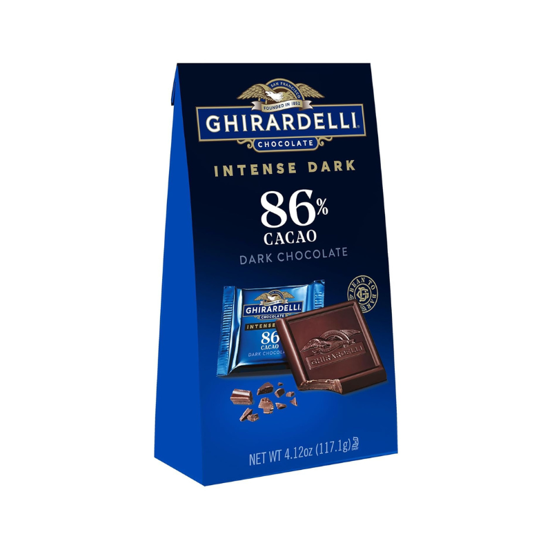 GHIRARDELLI 86% DARK CHOCOLATE SQUARES