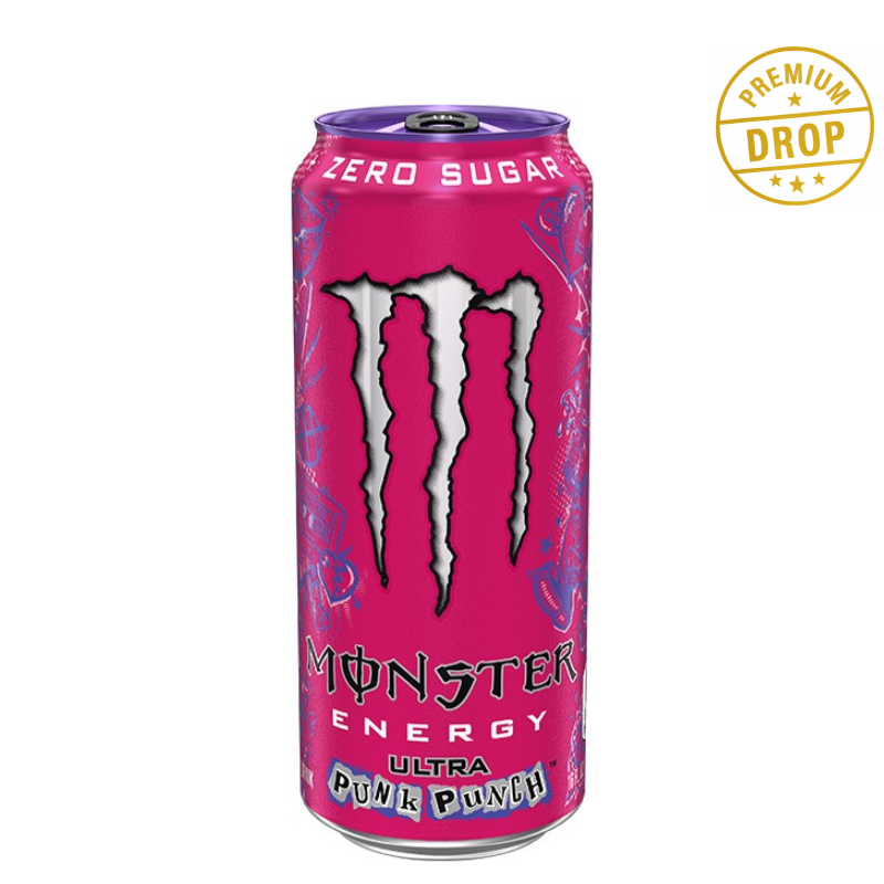 MONSTER ULTRA PUNK PUNCH ENERGY DRINK ( PURPLE TOP)