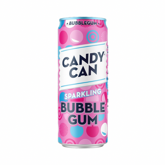 CANDY CAN SPARKLING BUBBLEGUM DRINK