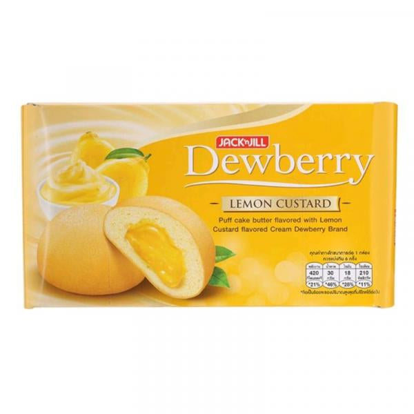 JACK N JILL LEMON CUSTARD DEWBERRY PUFF CAKES (🇹🇭)