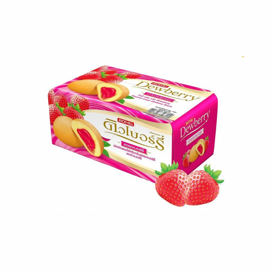 JACK N JILL STRAWBERRY DEWBERRY PUFF CAKES (🇹🇭)