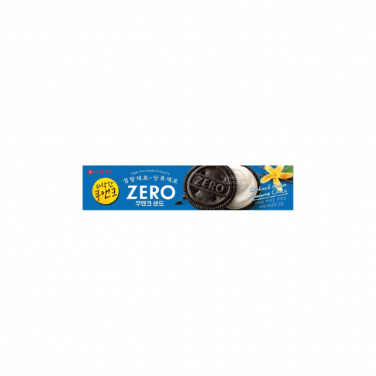 LOTTE ZERO COOKIES & CREAM SANDWICH COOKIES