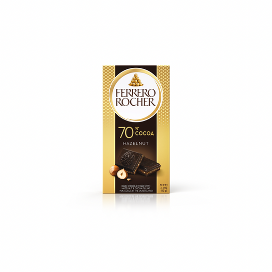 FERRERO ROCHER 70% DARK HAZELNUT CHOCOLATE