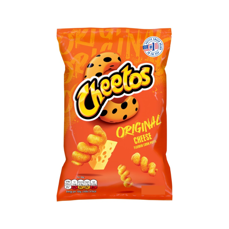 CHEETOS ORIGINAL CHEESE PUFFS (🇬🇧)