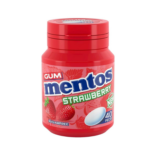 MENTOS STRAWBERRY CHEWING GUM