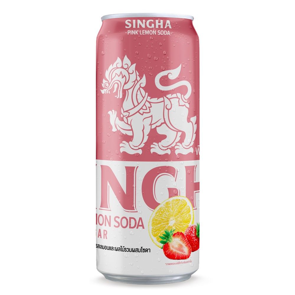 SINGHA PINK LEMON SODA (🇹🇭)