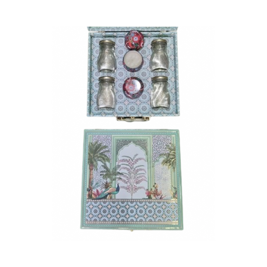 PEACOCK & FLORAL DRYFRUIT GIFT BOX