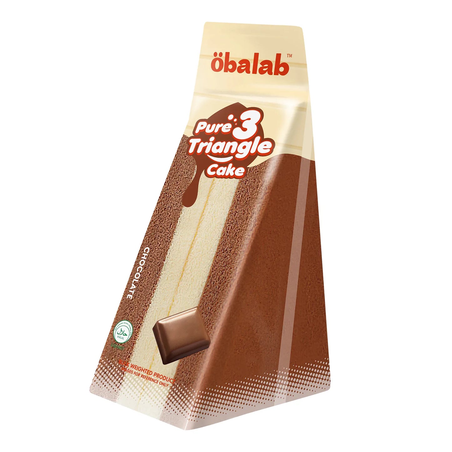 OBALAB CHOCOLATE FLAVOURED TRIANGLE CAKE (🇨🇳)