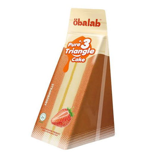 OBALAB STRAWBERRY FLAVOURED TRIANGLE CAKE (🇨🇳)