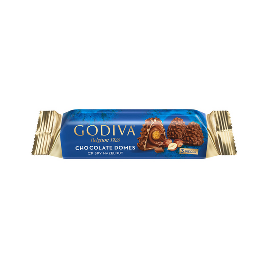 GODIVA CRISPY HAZELNUT CHOCOLATE DOMES
