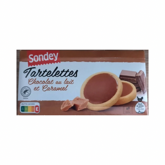 SONDEY CARAMEL MILK CHOCOLATE  TARTELETTES