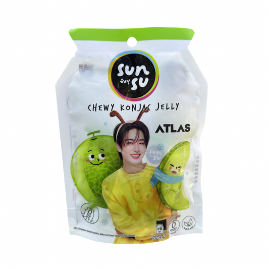 SUN SU MELON ICECREAM CHEWY KONJAC JELLY (🇹🇭)