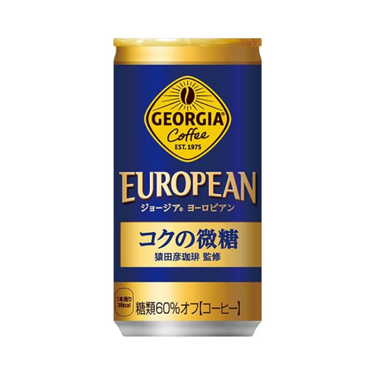 GEORGIA EUROPEAN LESS SUGAR COFFEE