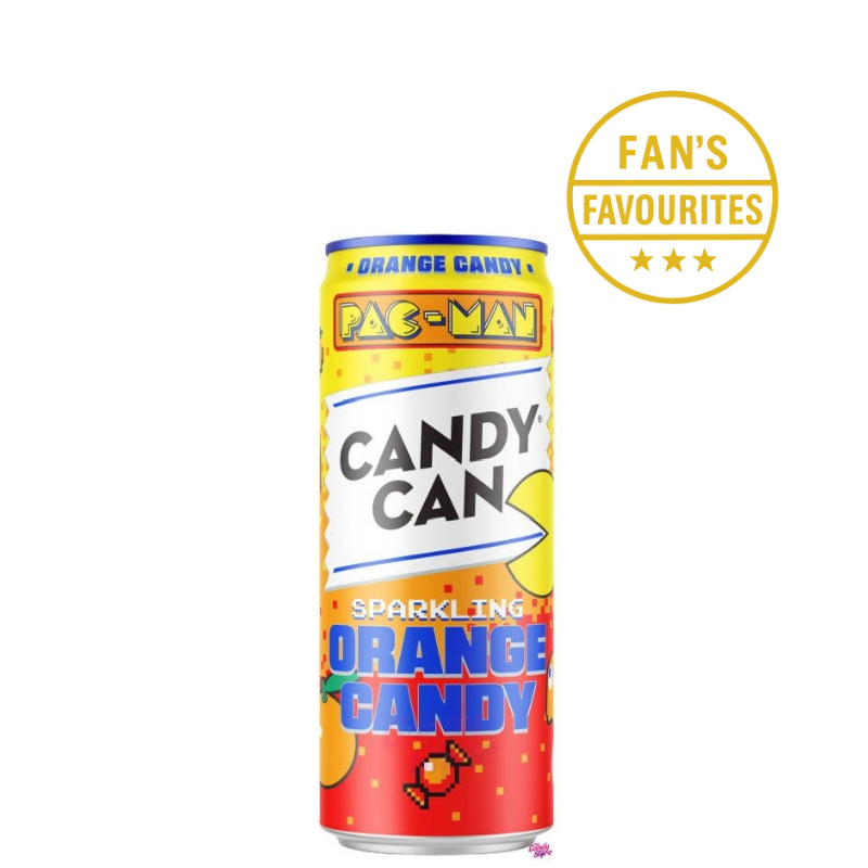 CANDY CAN SPARKLING ORANGE CANDY ( PAC MAN EDITION)