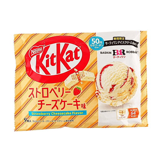 JAPANESE BASKIN ROBBINS STRAWBERRY CHEESECAKE FLAVOUR KITKAT (🇯🇵)