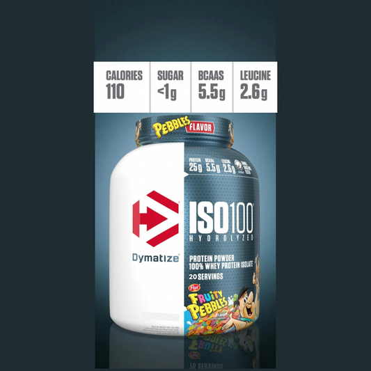 DYMATIZE ISO100 FRUITY PEBBLES ISOLATE WHEY PROTEIN POWDER