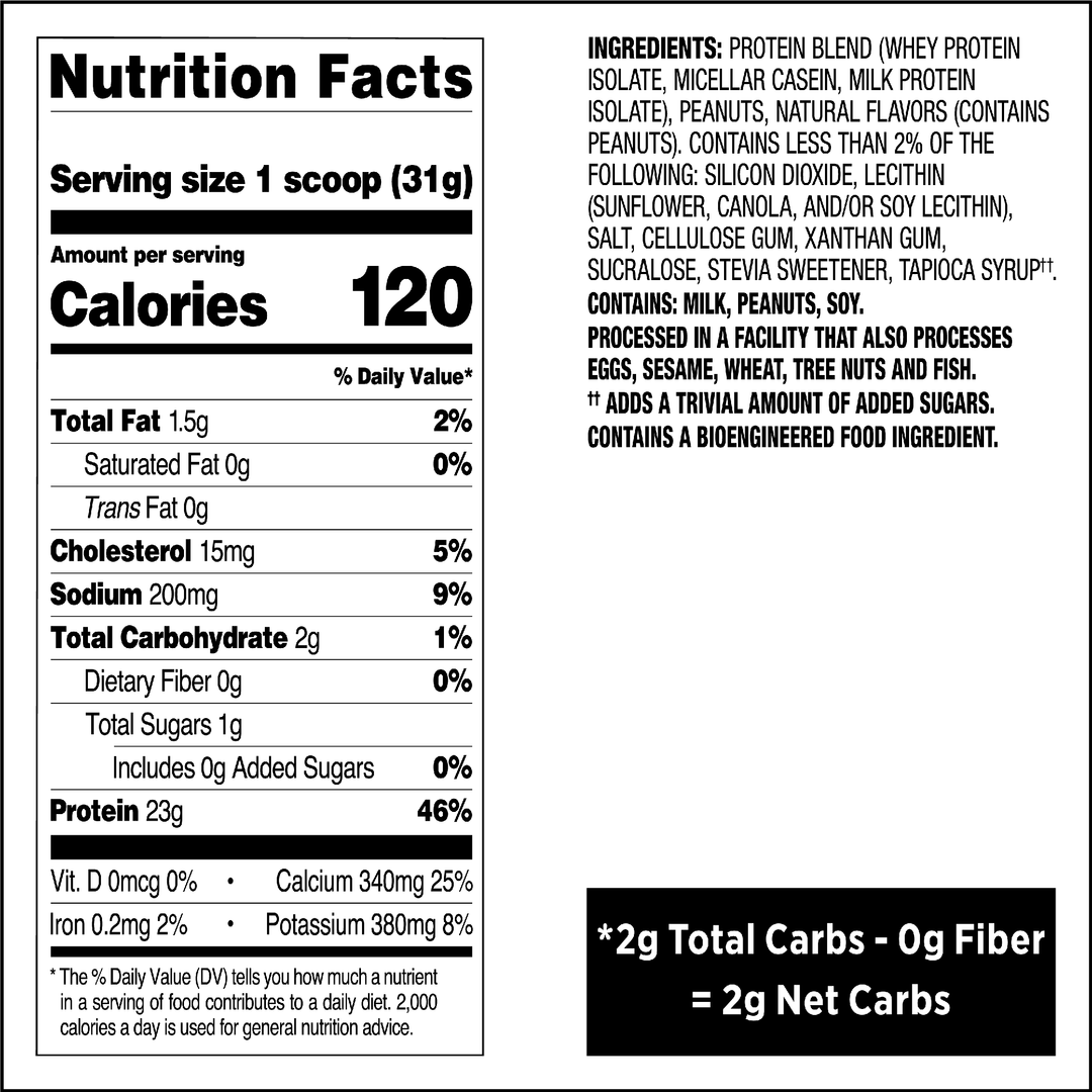 QUEST PEANUT BUTTER PROTEIN POWDER