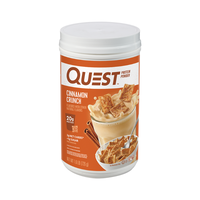 QUEST CINNAMON CRUNCH PROTEIN POWDER
