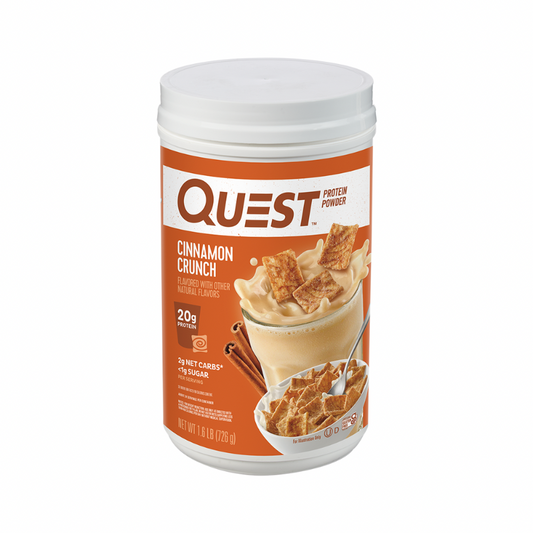 QUEST CINNAMON CRUNCH PROTEIN POWDER