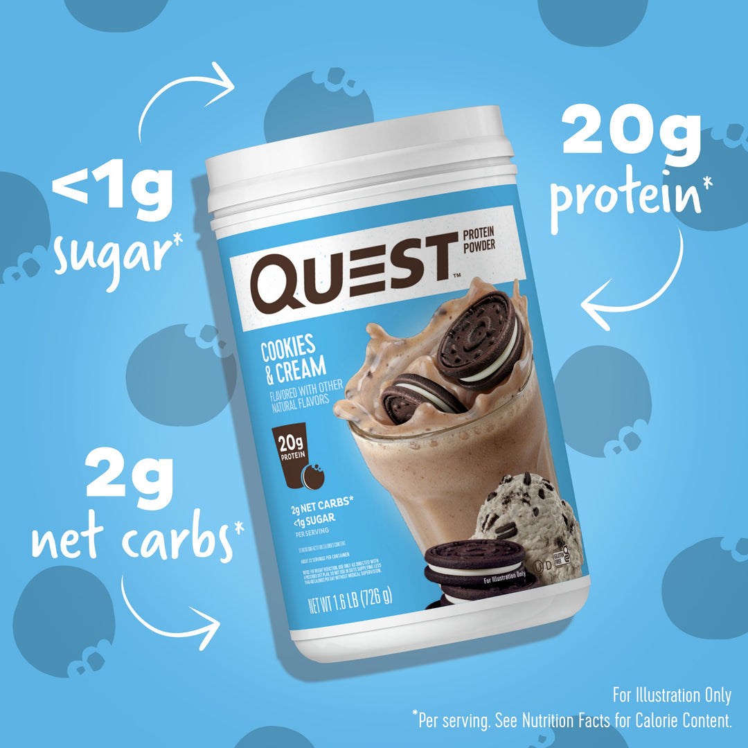QUEST COOKIES & CREAM PROTEIN POWDER