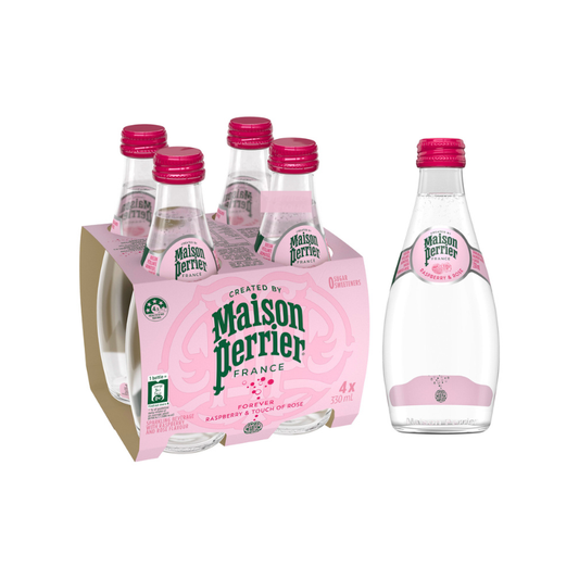 MAISON PERRIER RASPBERRY & TOUCH OF ROSE SPARKLING WATER (🇫🇷)