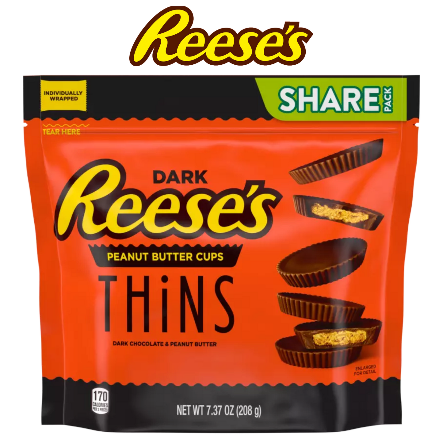 REESES THINS DARK MINIATURE CUPS