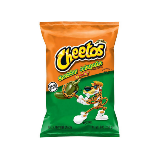 Cheetos Cheddar Jalapeño – Spicy Cheese Flavoured Crunchy Snack
