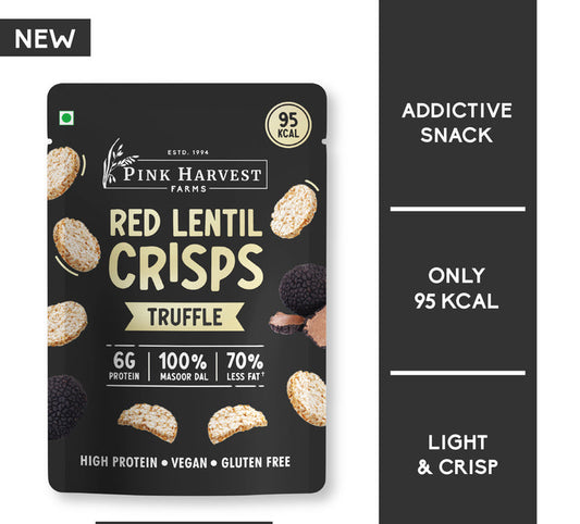 PINK HARVEST RED LENTIL CRISPS TRUFFLE