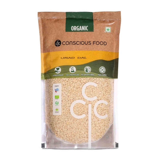 CONSCIOUS FOOD ORGANIC SPLIT BLACK GRAM (URAD DAL)