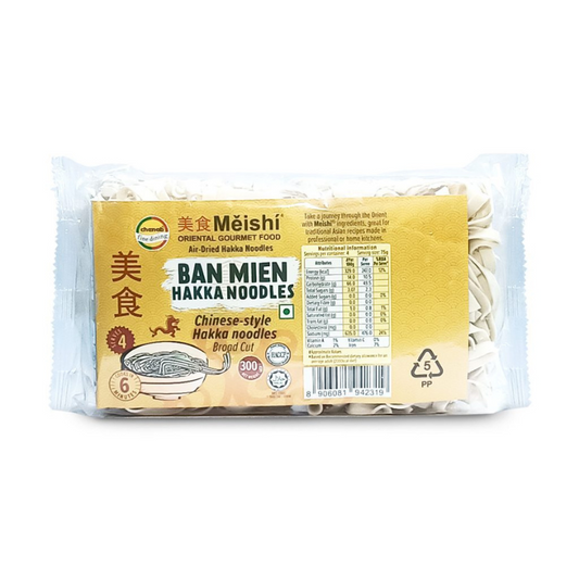 MEISHI BAN MEIN HAKKA BROAD CUT NOODLES