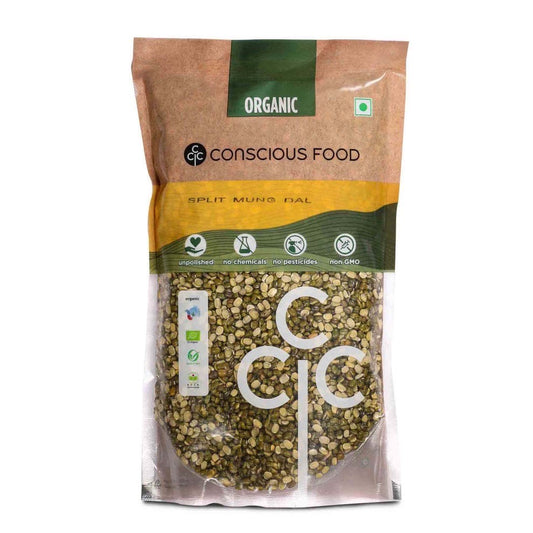 CONSCIOUS FOOD ORGANIC SPLIT MUNG DAL